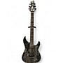 Used Schecter Guitar Research C1 Custom FR SILVER MOUNTAIN Solid Body Electric Guitar SILVER MOUNTAIN