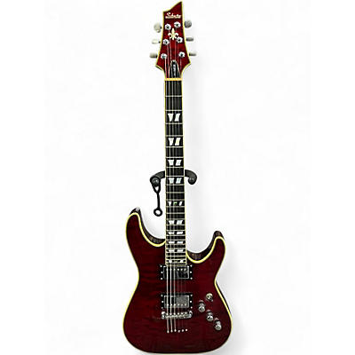 Used Schecter Guitar Research C1 Custom red Solid Body Electric Guitar