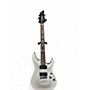 Used Schecter Guitar Research C1 DIAMOND SERIES Silver Solid Body Electric Guitar Silver