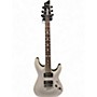 Used Schecter Guitar Research C1 Diamond Series   Silver Sparkle Solid Body Electric Guitar Silver Sparkle
