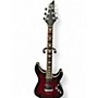 Used Schecter Guitar Research C1+ Diamond Series Burgundy Solid Body Electric Guitar Burgundy