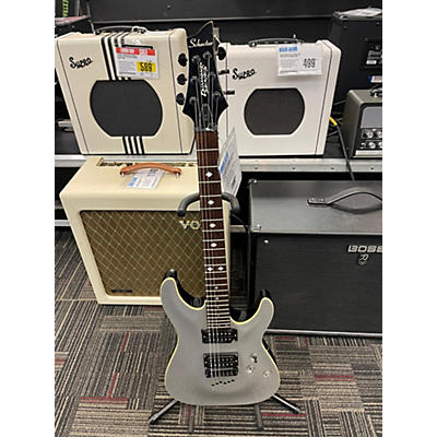 Schecter Guitar Research Used Schecter Guitar Research C1 Diamond Series Gray Solid Body Electric Guitar