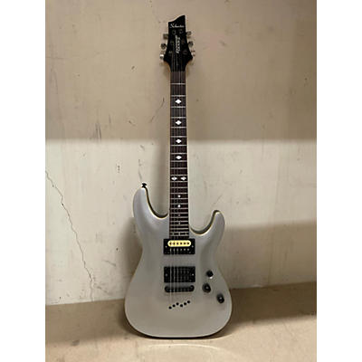 Schecter Guitar Research Used Schecter Guitar Research C1 Diamond Series Gray Solid Body Electric Guitar