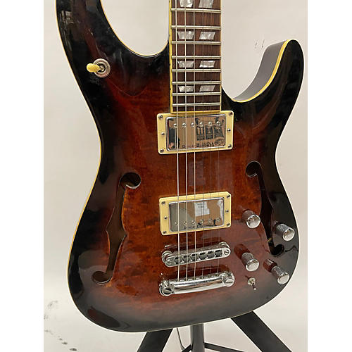 Schecter Guitar Research Used Schecter Guitar Research C1 E/A Brown Sunburst Hollow Body Electric Guitar Brown Sunburst