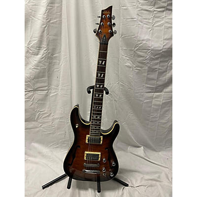 Schecter Guitar Research Used Schecter Guitar Research C1 E/A Quilted Maple Hollow Body Electric Guitar