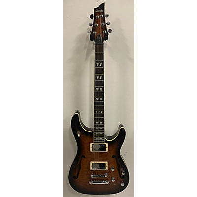 Schecter Guitar Research Used Schecter Guitar Research C1 E/A Sunburst Hollow Body Electric Guitar