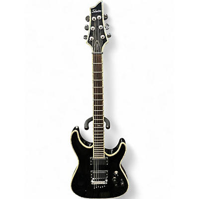Used Schecter Guitar Research C1 ELITE Black Solid Body Electric Guitar
