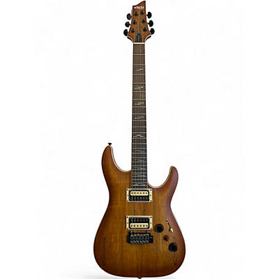 Used Schecter Guitar Research C1 EXOTIC Natural Solid Body Electric Guitar