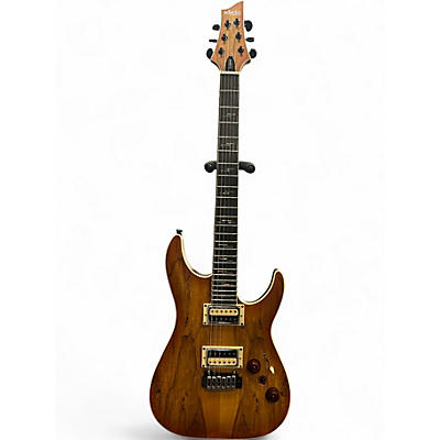 Used Schecter Guitar Research C1 EXOTIC SPALTED MAPLE Solid Body Electric Guitar