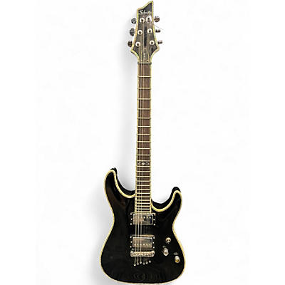 Used Schecter Guitar Research C1 Elite  Black  Solid Body Electric Guitar