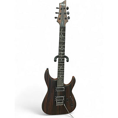 Used Schecter Guitar Research C1 Exotic Ebony Solid Body Electric Guitar