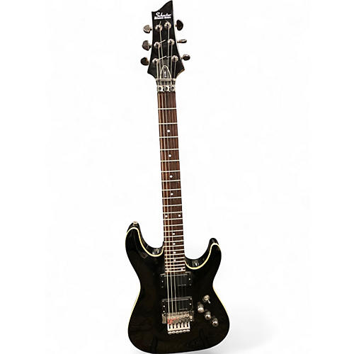 Used Schecter Guitar Research C1-FR BLACK Solid Body Electric Guitar BLACK