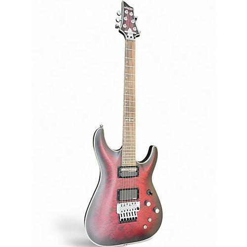 Used Schecter Guitar Research C1 FR Platinum Crimson Red Burst Solid Body Electric Guitar Crimson Red Burst