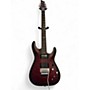 Used Schecter Guitar Research C1 FR Platinum Crimson Red Burst Solid Body Electric Guitar Crimson Red Burst