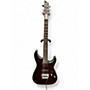 Used Schecter Guitar Research C1 FR Platinum SATIN CRIMSON RED Solid Body Electric Guitar SATIN CRIMSON RED