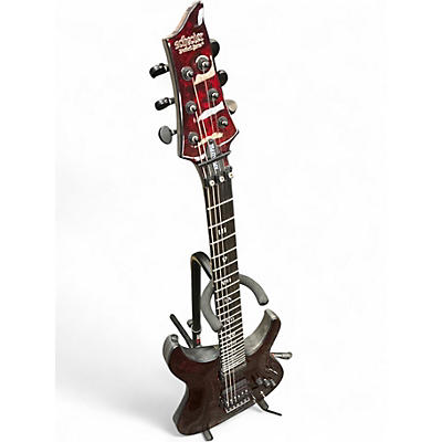 Used Schecter Guitar Research C1 FR-S Apocalypse Red Reign Solid Body Electric Guitar