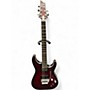 Used Schecter Guitar Research C1 FR-S Platinum Crimson Red Burst Solid Body Electric Guitar Crimson Red Burst