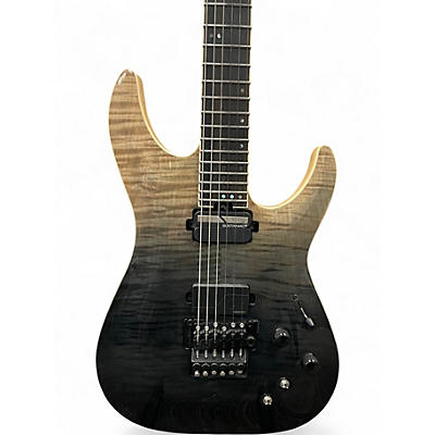 Used Schecter Guitar Research C1 FR S SLS Amber Fade Solid Body Electric Guitar