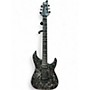 Used Schecter Guitar Research C1 FR-S Silver Mountain Solid Body Electric Guitar Silver Mountain