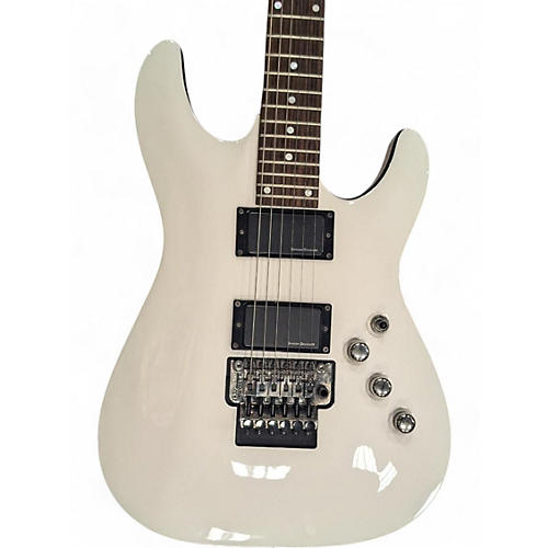 Schecter Guitar Research Used Schecter Guitar Research C1 FR White Solid Body Electric Guitar White