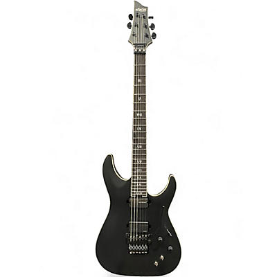 Used Schecter Guitar Research C1 FRS SLS EVIL TWIN Satin Black Solid Body Electric Guitar