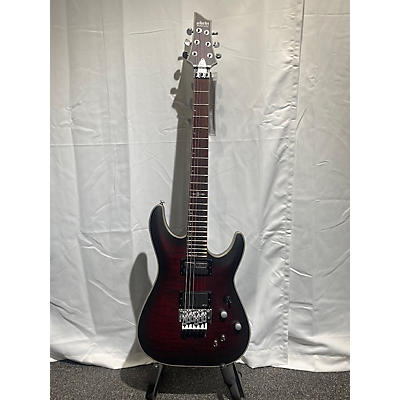 Schecter Guitar Research Used Schecter Guitar Research C1 Floyd Rose Platinum Red Solid Body Electric Guitar