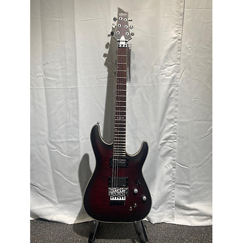 Schecter Guitar Research Used Schecter Guitar Research C1 Floyd Rose Platinum Red Solid Body Electric Guitar Red