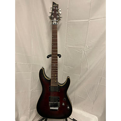 Schecter Guitar Research Used Schecter Guitar Research C1 Floyd Rose Platinum Red Solid Body Electric Guitar