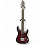 Used Schecter Guitar Research C1 Floyd Rose Platinum Satin Crimson Red Burst Solid Body Electric Guitar Satin Crimson Red Burst