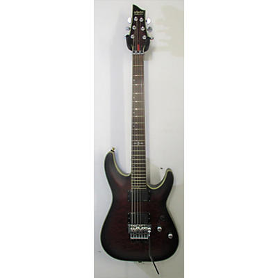 Schecter Guitar Research Used Schecter Guitar Research C1 Floyd Rose Platinum Trans Red Solid Body Electric Guitar