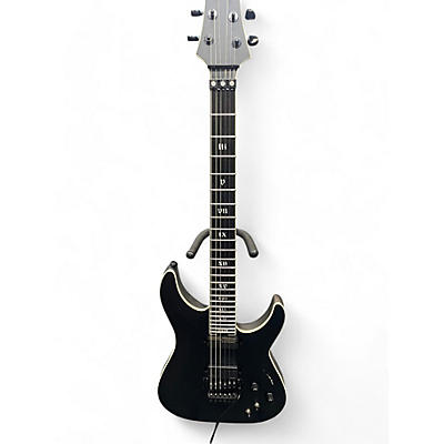 Used Schecter Guitar Research C1-HT ELITE "EVIL TWIN" Trans Black Solid Body Electric Guitar