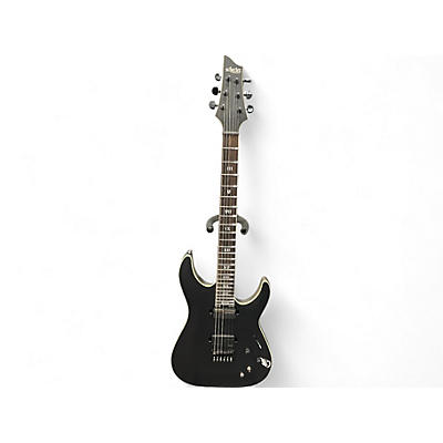 Schecter Guitar Research Used Schecter Guitar Research C1 HT SLS ELITE "EVIL TWIN" Satin Black Solid Body Electric Guitar