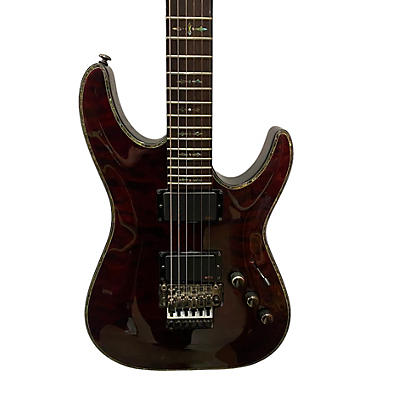 Schecter Guitar Research Used Schecter Guitar Research C1 Hellraiser Black Cherry Solid Body Electric Guitar