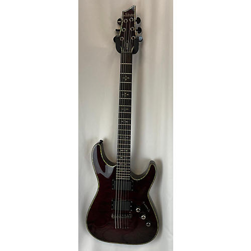 Schecter Guitar Research Used Schecter Guitar Research C1 Hellraiser Black Cherry Solid Body Electric Guitar Black Cherry