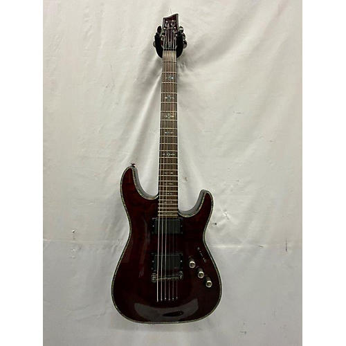 Schecter Guitar Research Used Schecter Guitar Research C1 Hellraiser Black Cherry Solid Body Electric Guitar Black Cherry