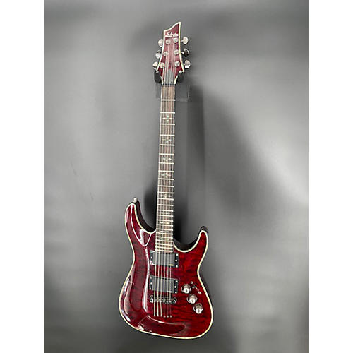 Schecter Guitar Research Used Schecter Guitar Research C1 Hellraiser Black Cherry Solid Body Electric Guitar Black Cherry