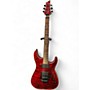 Used Schecter Guitar Research C1 Hellraiser Black Cherry Solid Body Electric Guitar Black Cherry