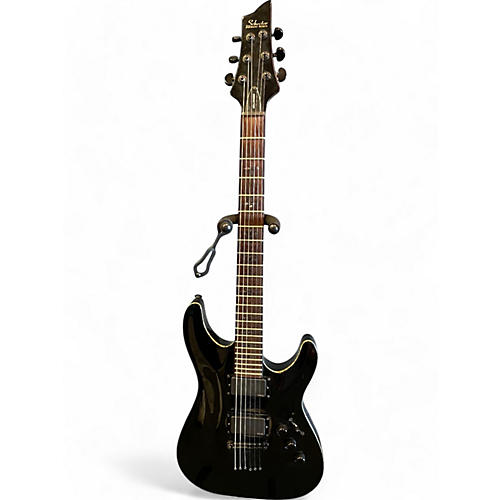 Schecter Guitar Research Used Schecter Guitar Research C1 Hellraiser Black Solid Body Electric Guitar Black