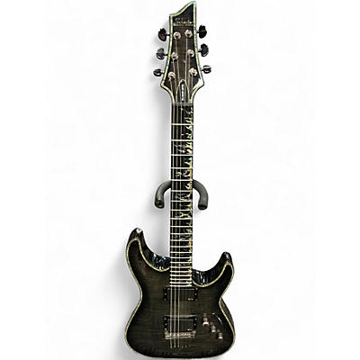 Used Schecter Guitar Research C1 Hellraiser Limited Trans Black Burst Solid Body Electric Guitar