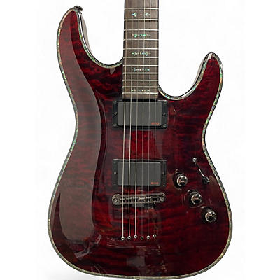 Schecter Guitar Research Used Schecter Guitar Research C1 Hellraiser Trans Red Solid Body Electric Guitar