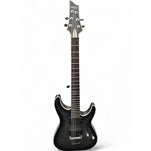 Used Schecter Guitar Research C1 Platinum BLACK BURST Solid Body Electric Guitar BLACK BURST