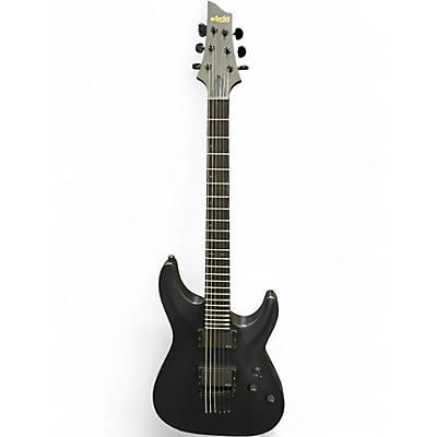 Used Schecter Guitar Research C1 Platinum BLACKOUT BLACK Solid Body Electric Guitar