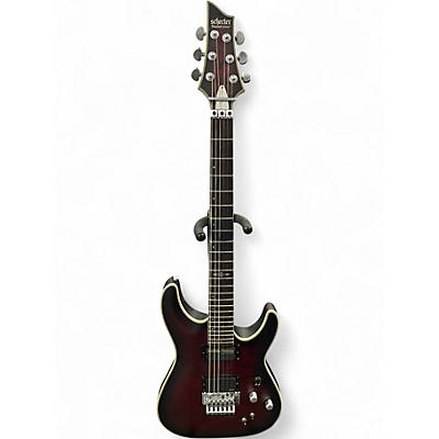 Used Schecter Guitar Research C1 Platinum Black Cherry Solid Body Electric Guitar