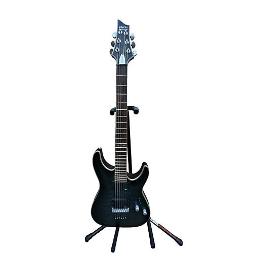 Schecter Guitar Research Used Schecter Guitar Research C1 Platinum Black Solid Body Electric Guitar Black