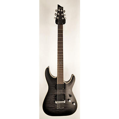 Schecter Guitar Research Used Schecter Guitar Research C1 Platinum Black Solid Body Electric Guitar