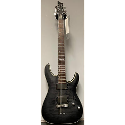 Schecter Guitar Research Used Schecter Guitar Research C1 Platinum Black Solid Body Electric Guitar