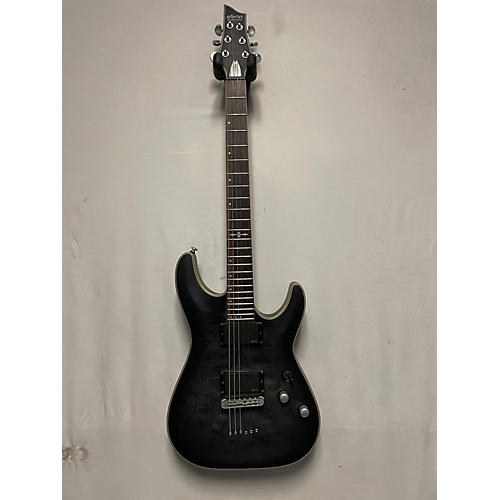 Schecter Guitar Research Used Schecter Guitar Research C1 Platinum Black Solid Body Electric Guitar Black