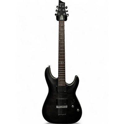 Schecter Guitar Research Used Schecter Guitar Research C1 Platinum Black Solid Body Electric Guitar