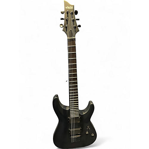 Used Schecter Guitar Research C1 Platinum Black Solid Body Electric Guitar Black
