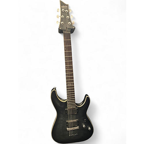 Used Schecter Guitar Research C1 Platinum Black Solid Body Electric Guitar Black